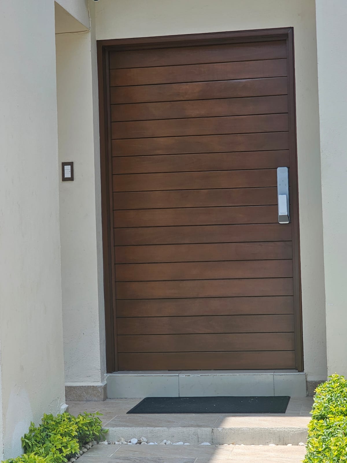 Puerta Principal de Madera Sólida