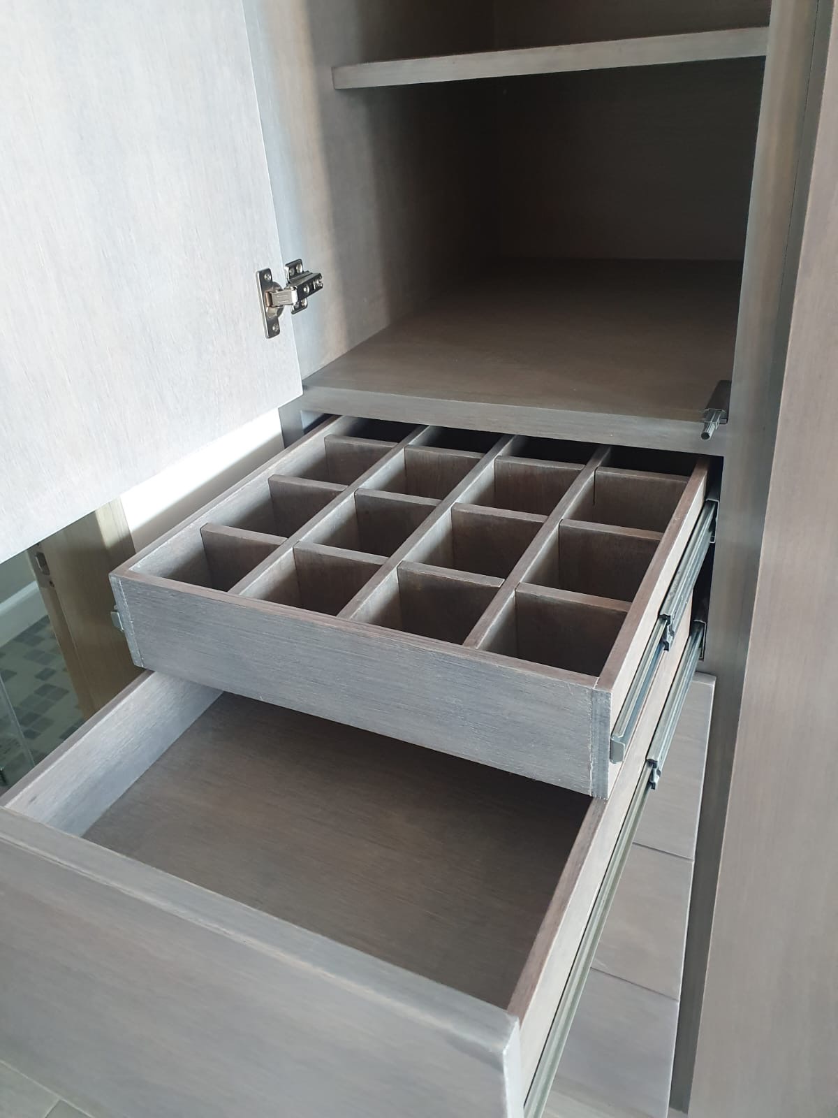 Cajón Joyero con Divisiones